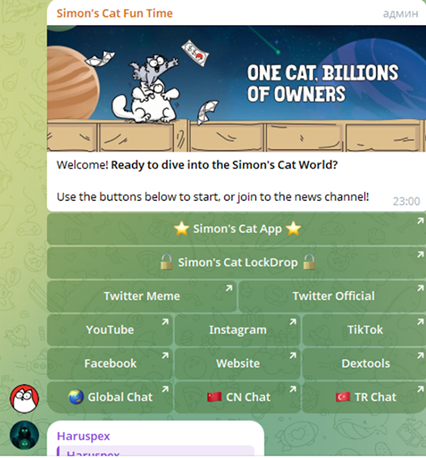 Simons cat токен