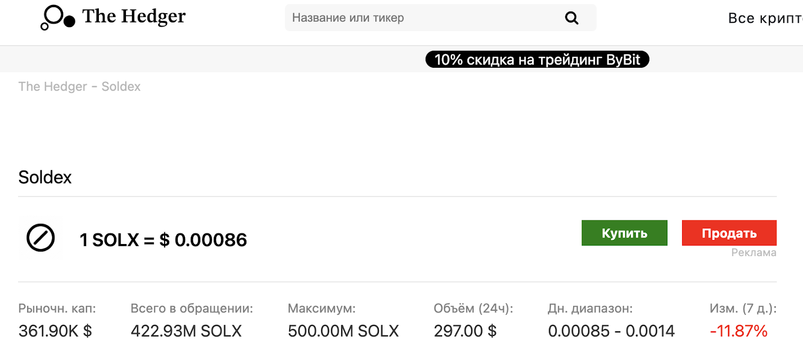 solx когда листинг курс