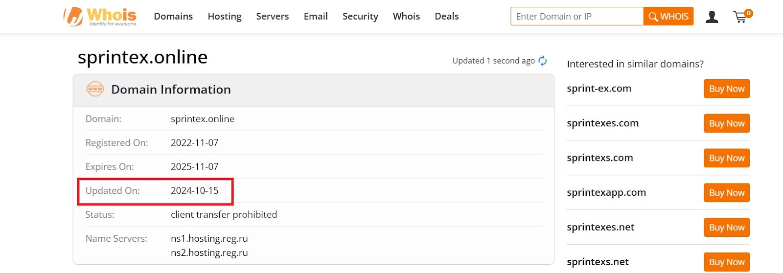 sprintex online