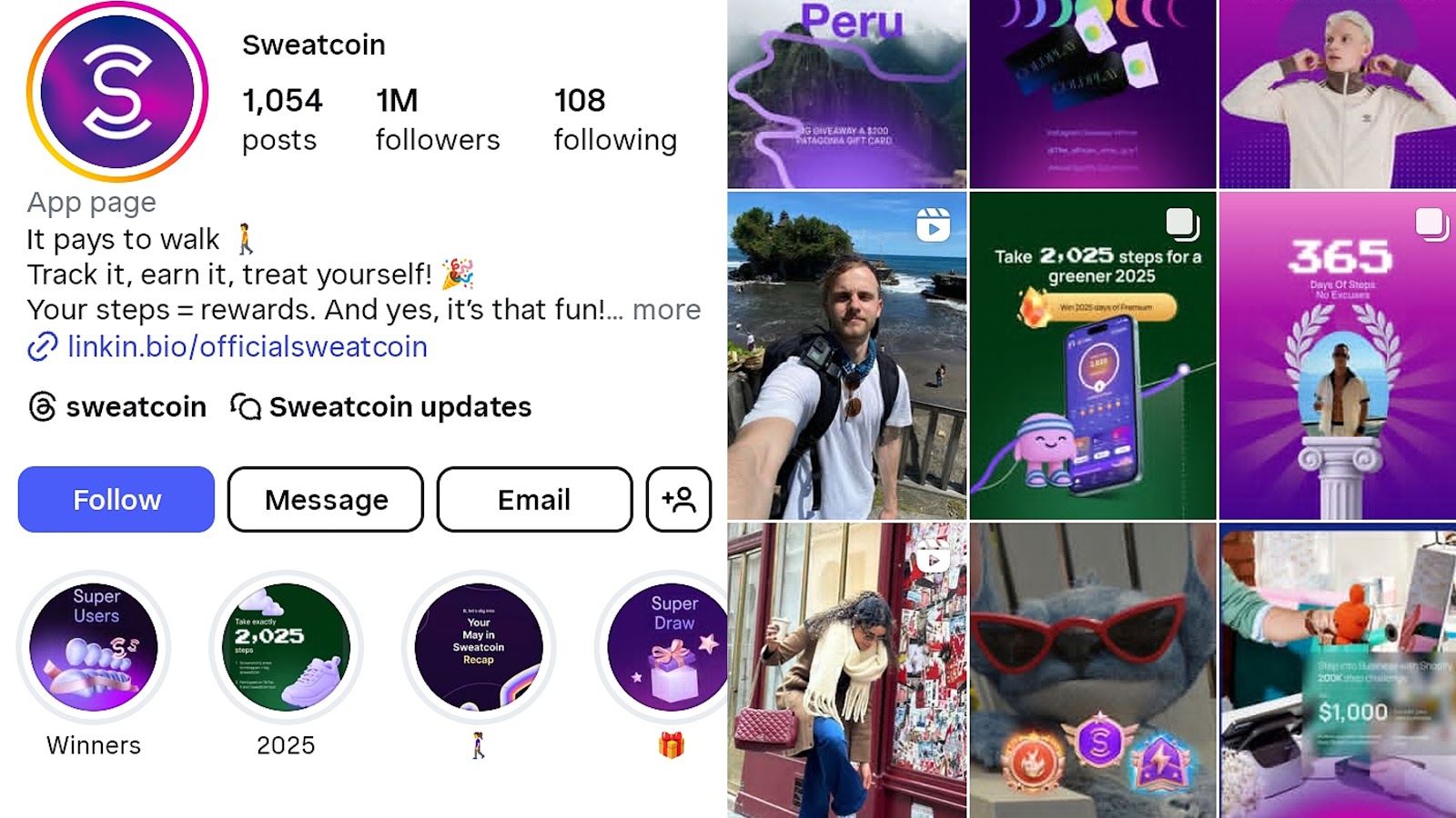 sweatcoin и foap