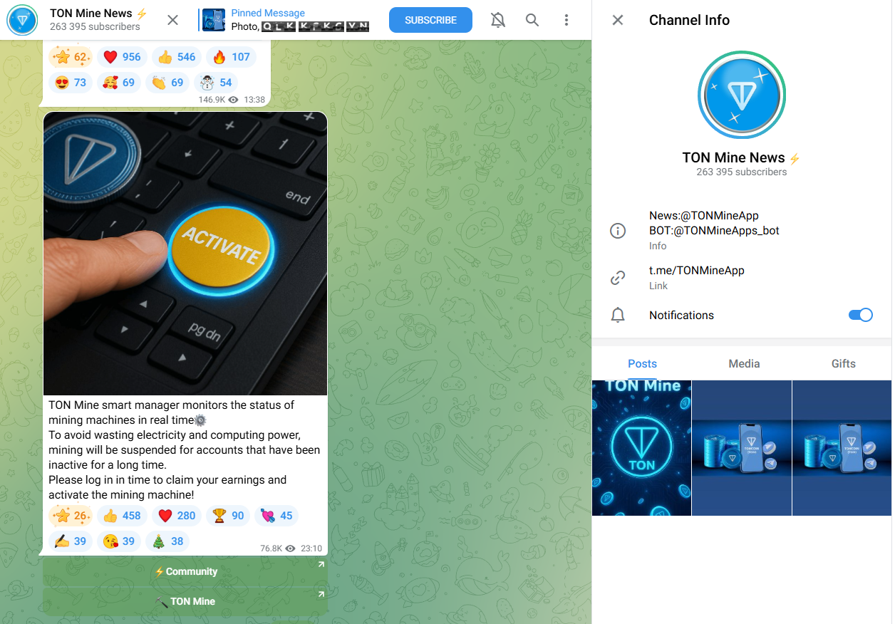 ton mine app bot