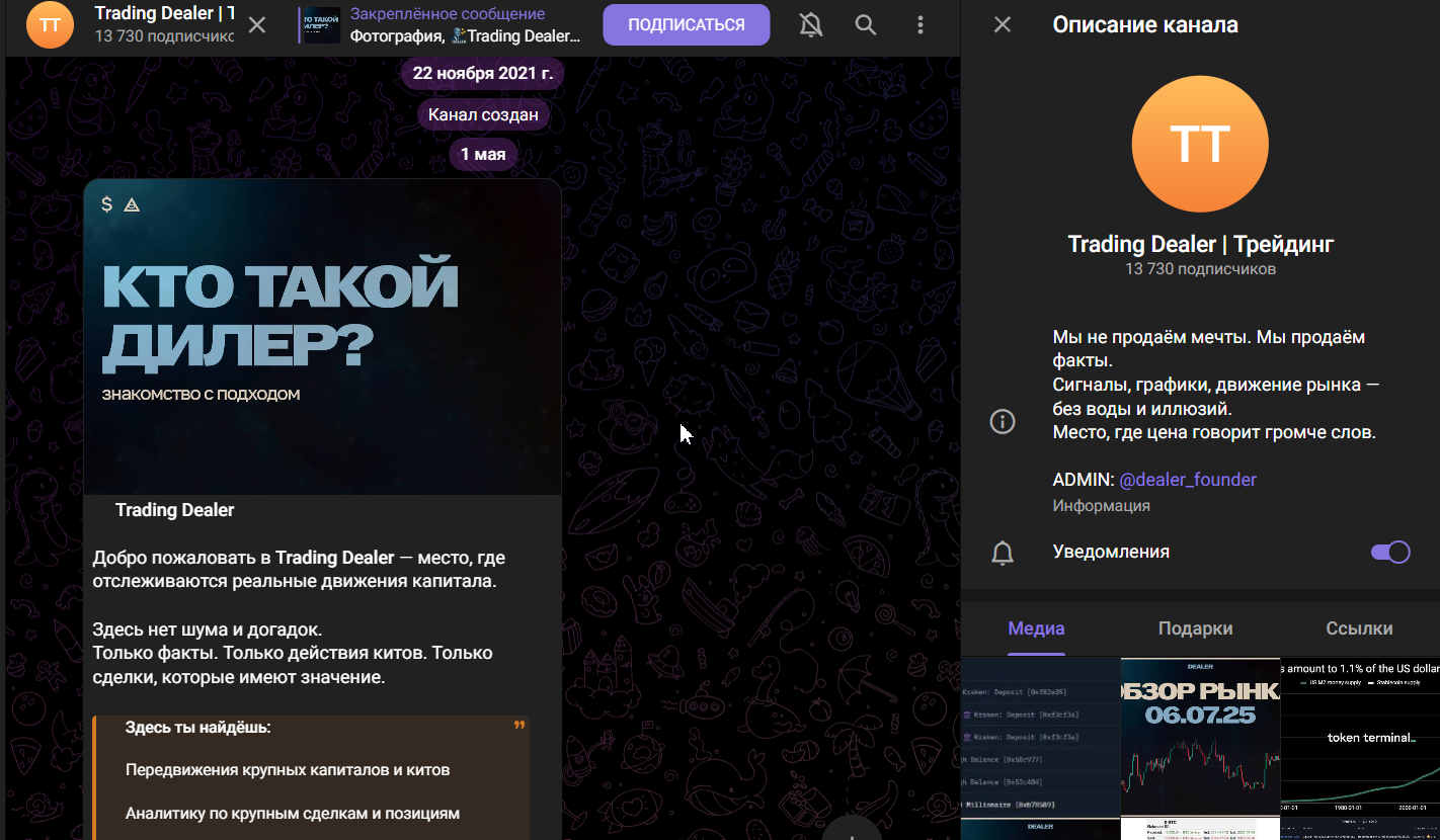 Trading Dealer Трейдинг Trading Dealer Трейдинг
