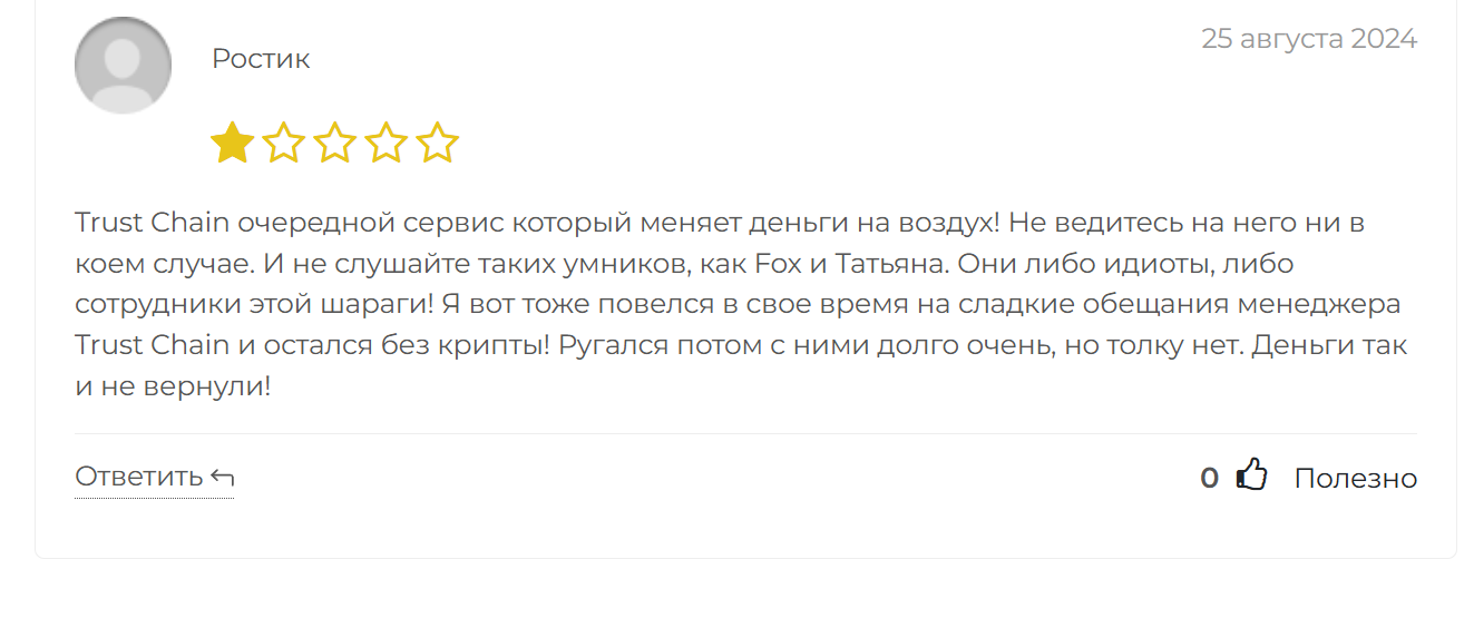 траст чейн апп