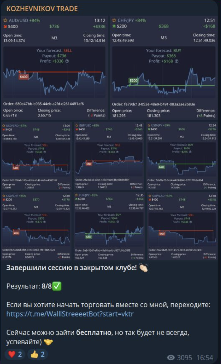 трейдер Kozhevnikov Trade