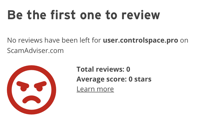 user controlspace pro