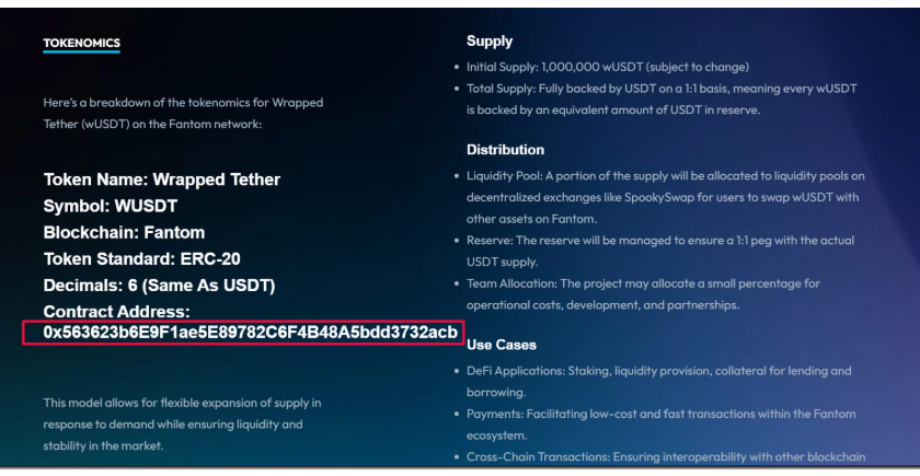 wrapped tether usdt