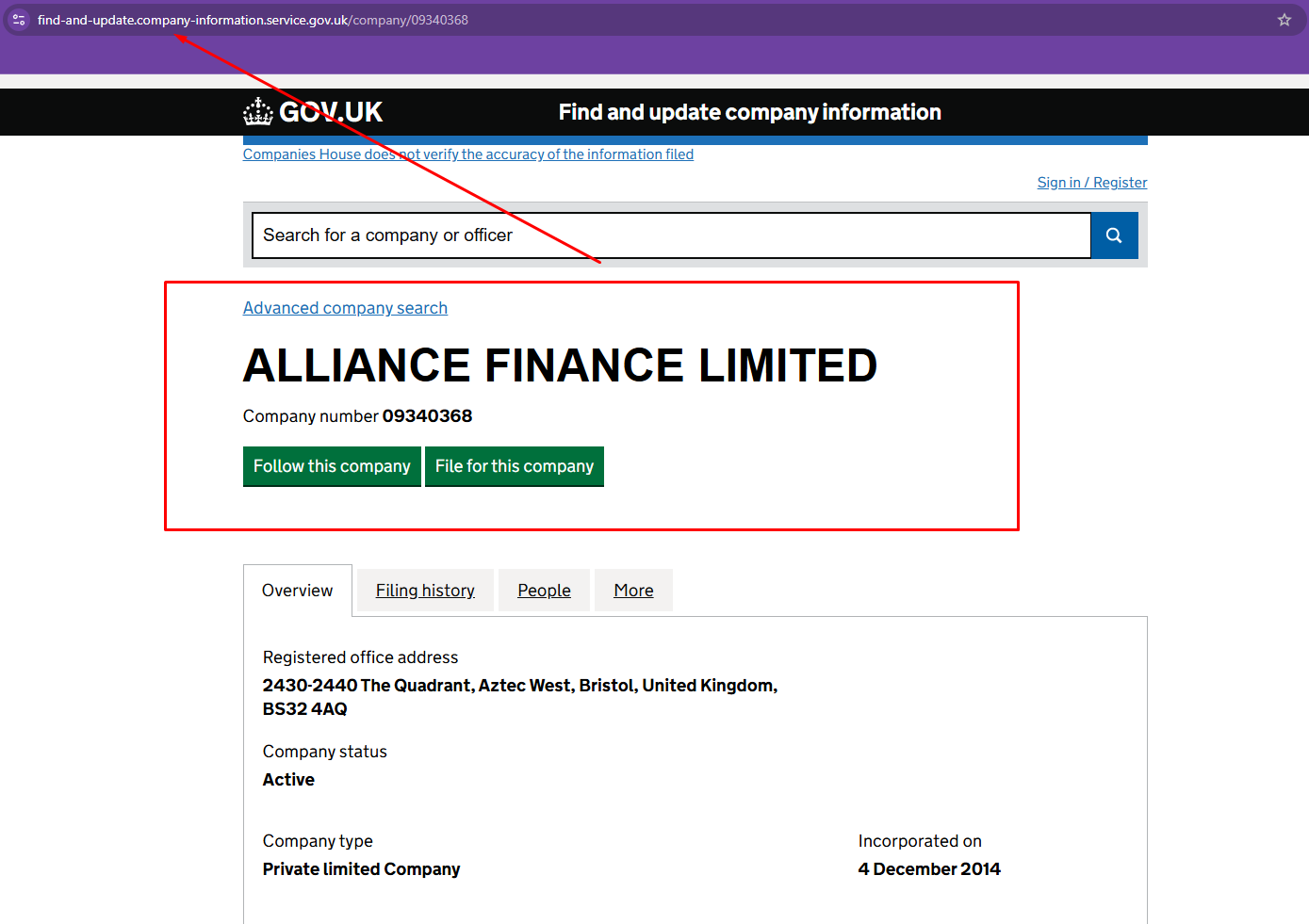 Aliance Finance Limited Aliance Finance Limited