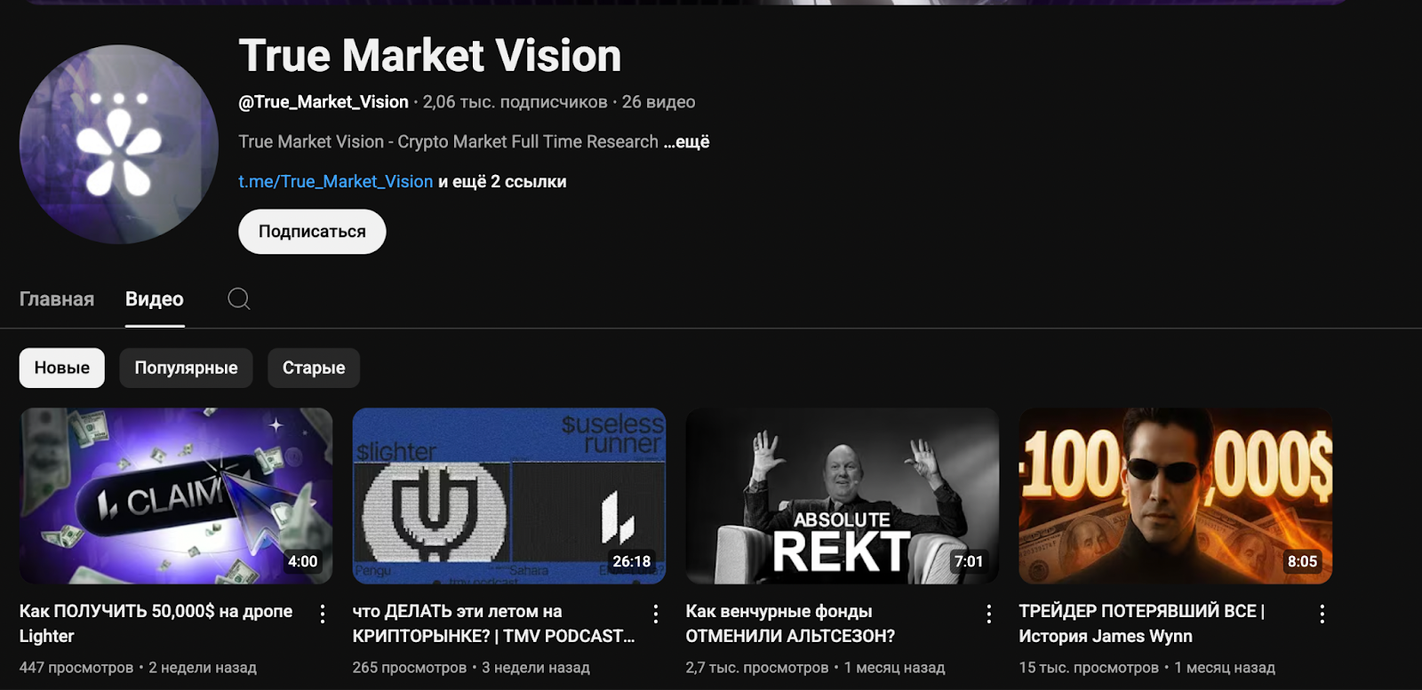 true market vision