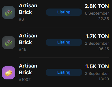 artisan brick telegram artisan brick telegram