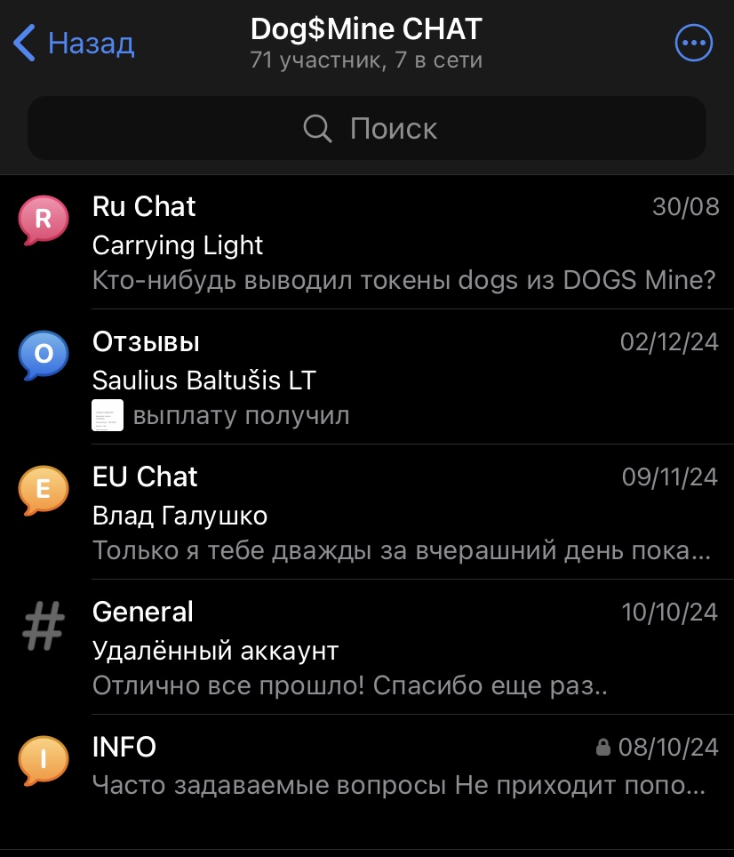 Dog Mine Channel Dog Mine Channel