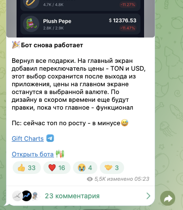 giftcharts telegram giftcharts telegram