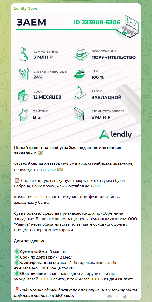 lendly инвестиции lendly инвестиции