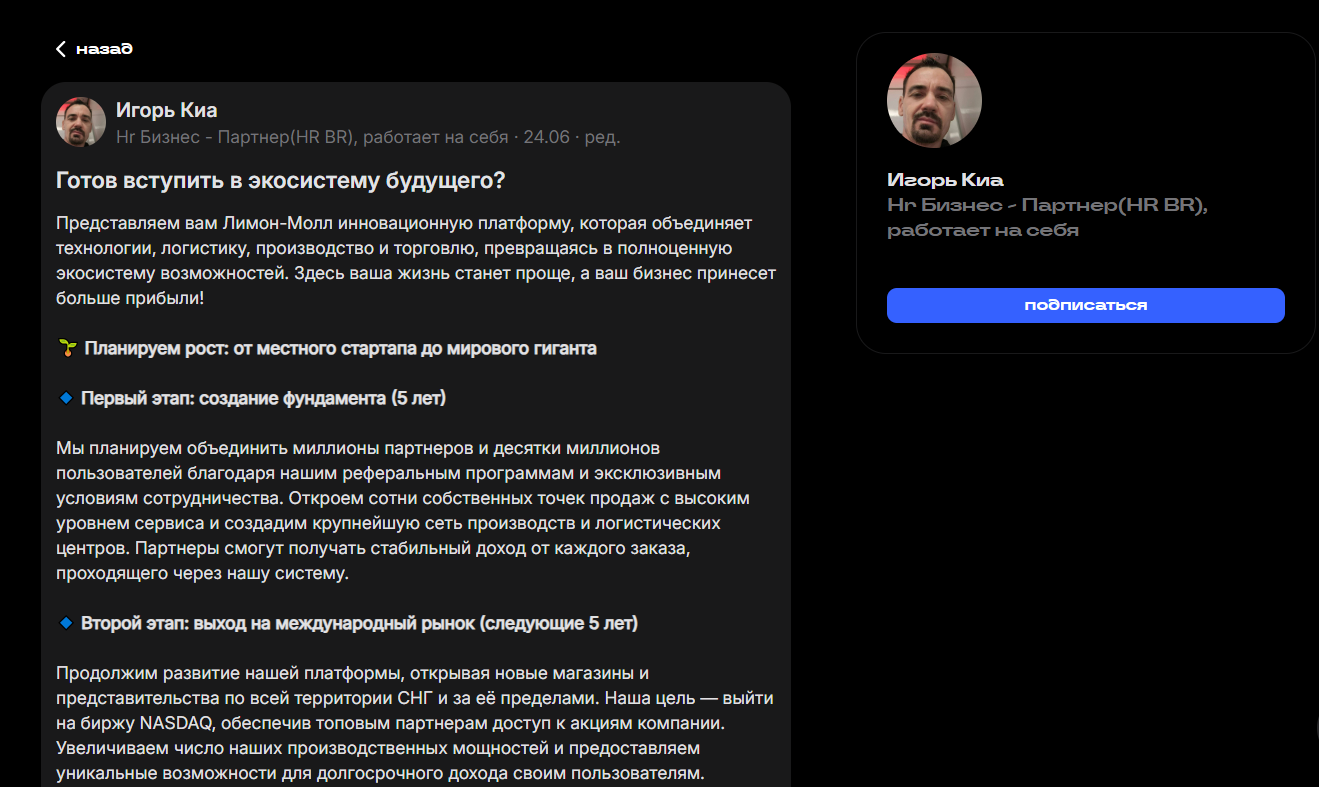 лимон молл маркетплейс что это лимон молл маркетплейс что это