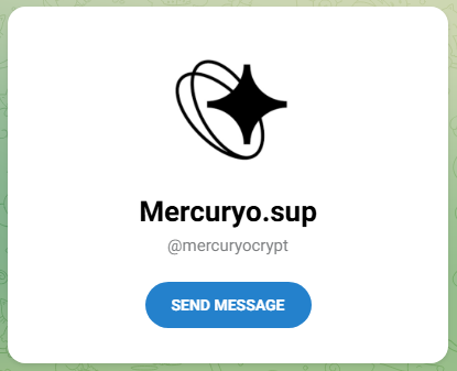 Mercuryo sup Mercuryo sup