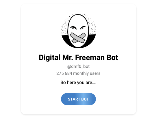 Mr Freeman Mr Freeman