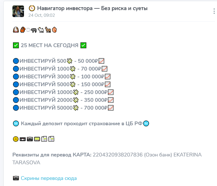 Навигатор инвестора Навигатор инвестора