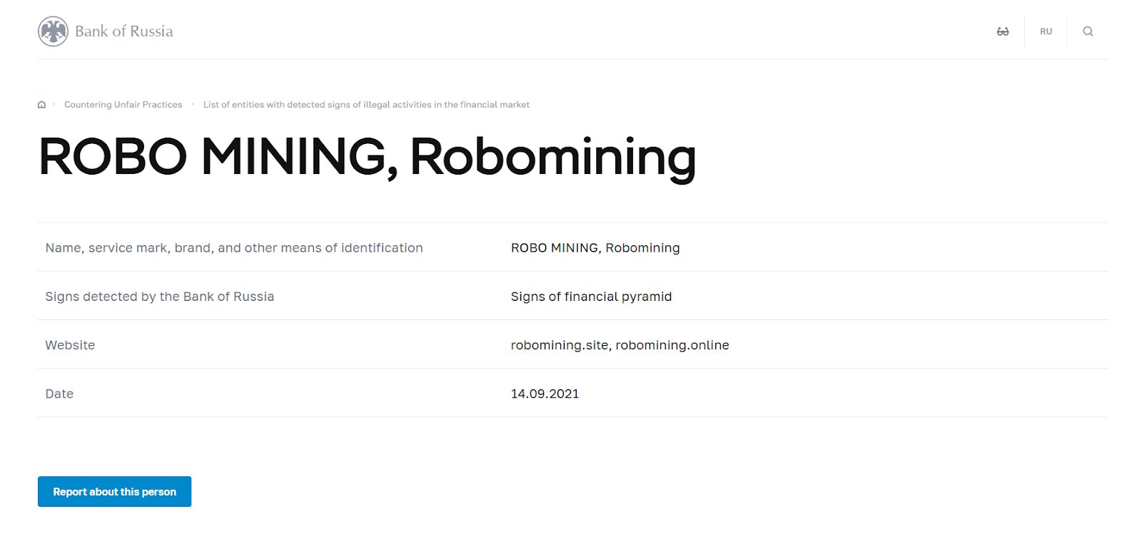 robo mining robo mining