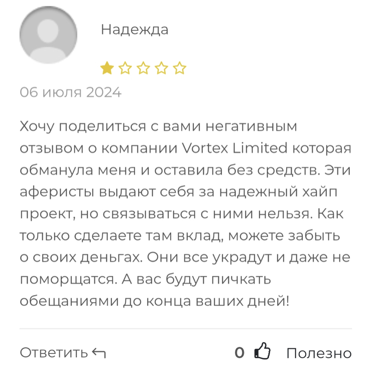 vortex group трейдинг отзывы vortex group трейдинг отзывы