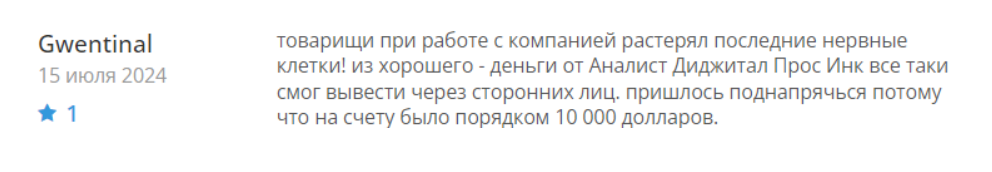 Analyst Digital Pro Analyst Digital Pro