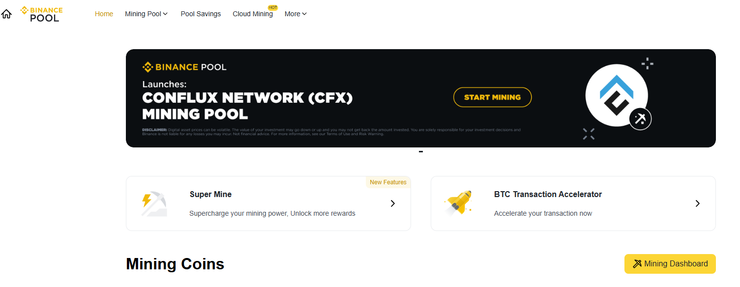 binance pool binance pool
