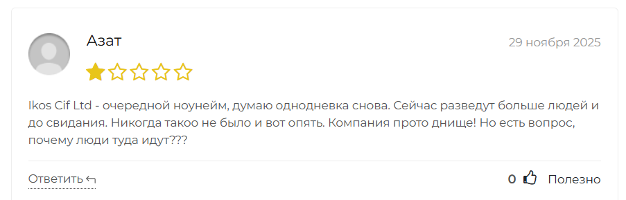 икос сиф лтд икос сиф лтд