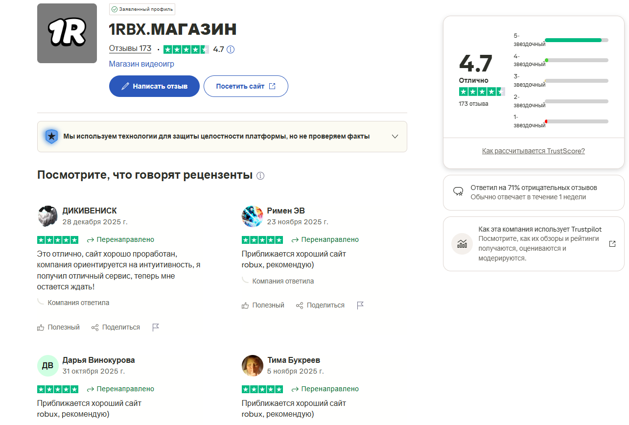 1Rbx Shop скам 1Rbx Shop скам