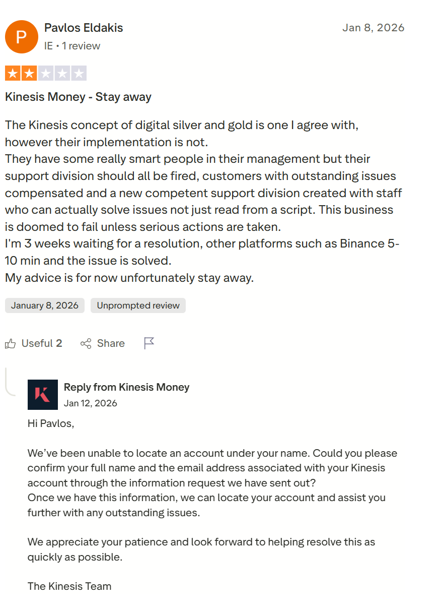 Kinesis Money отзывы Kinesis Money отзывы