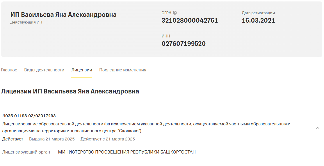 васильева яна александровна васильева яна александровна