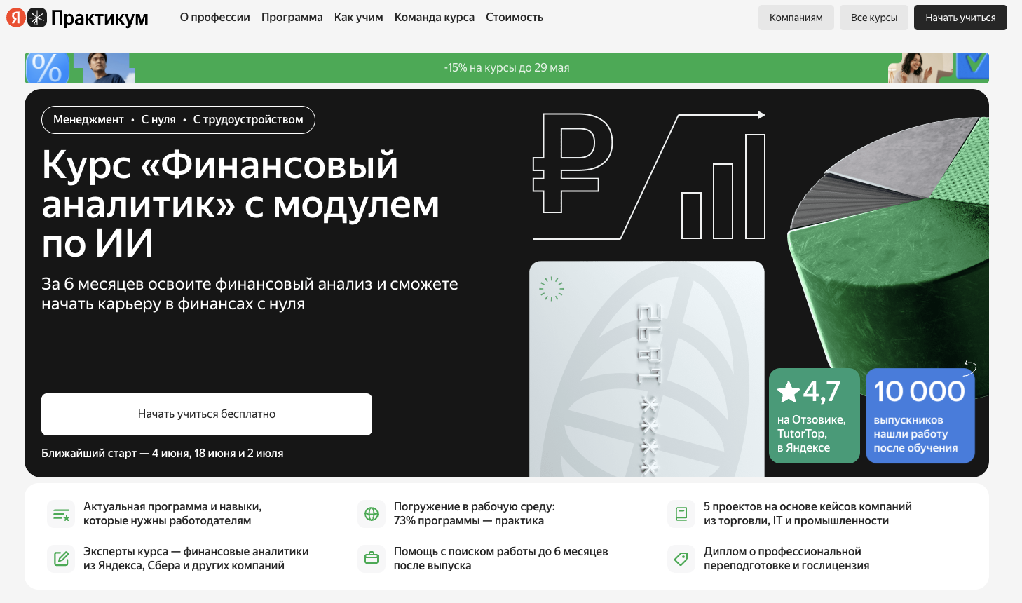 яндекс практикум финансовый аналитик яндекс практикум финансовый аналитик