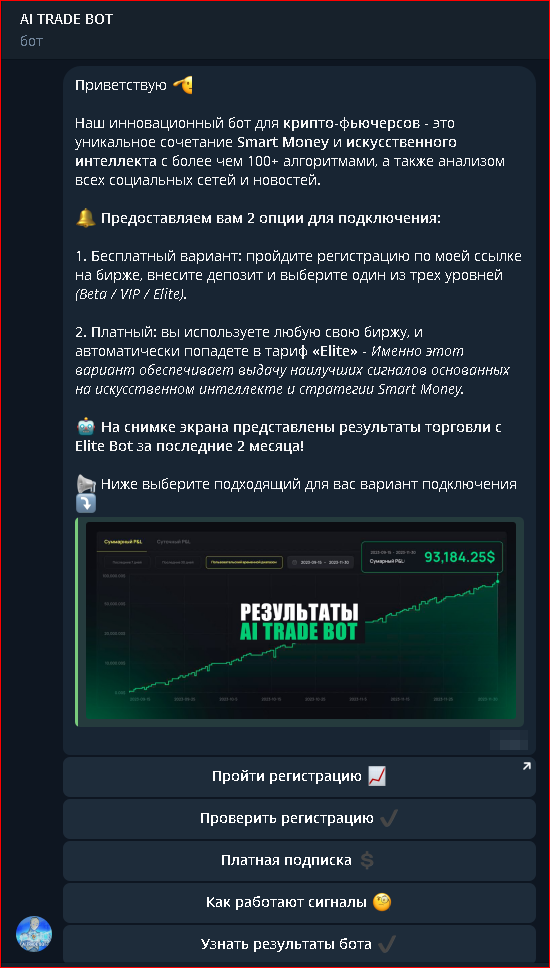 AI Trade Bot Телеграм AI Trade Bot Телеграм