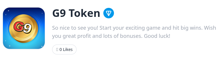 G9 Token G9 Token