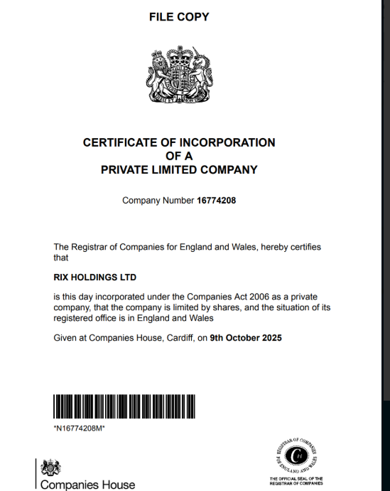 rix holdings rix holdings
