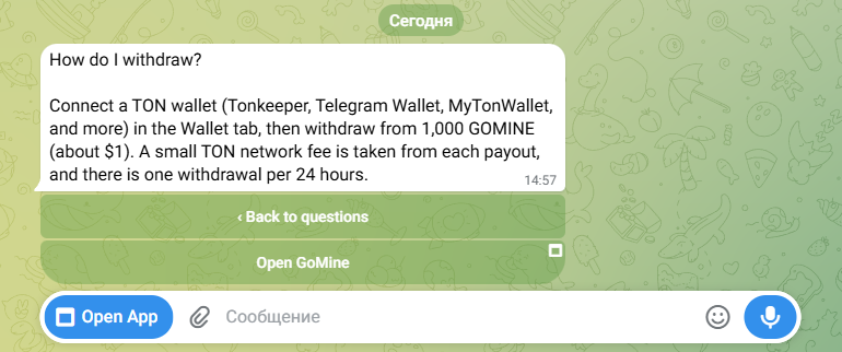 GoMine App GoMine App