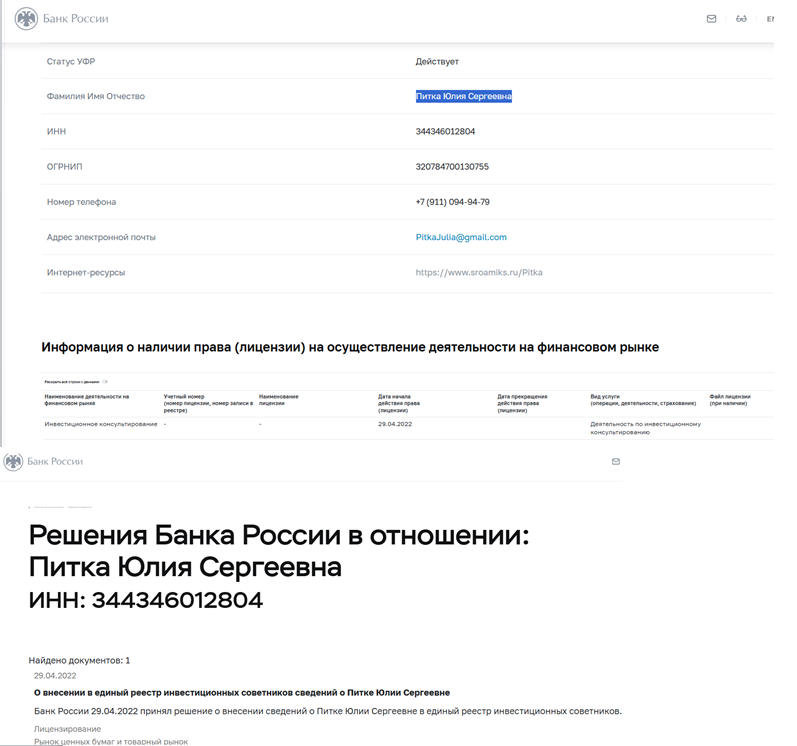 Юлия Питка Юлия Питка