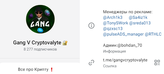 Gang V Cryptovalyte Gang V Cryptovalyte