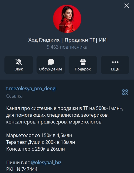 Ход Гладких Олеся Ход Гладких Олеся