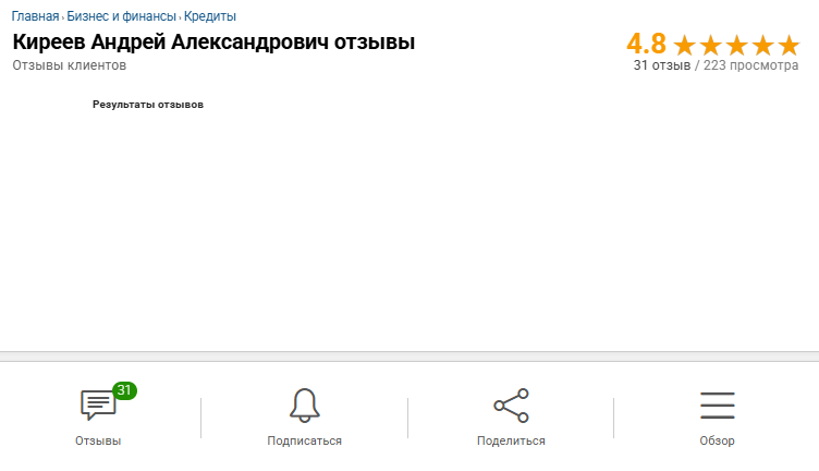 киреев андрей александрович отзывы киреев андрей александрович отзывы