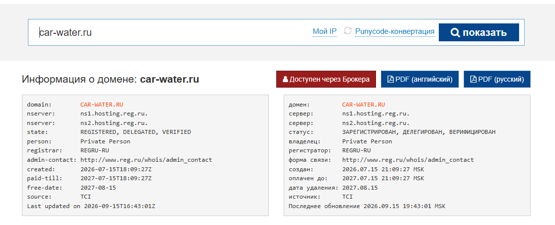 франшиза car water франшиза car water