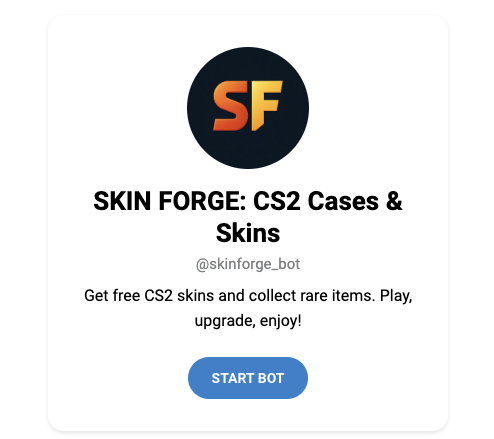 skinforge bot проверка на честность skinforge bot проверка на честность