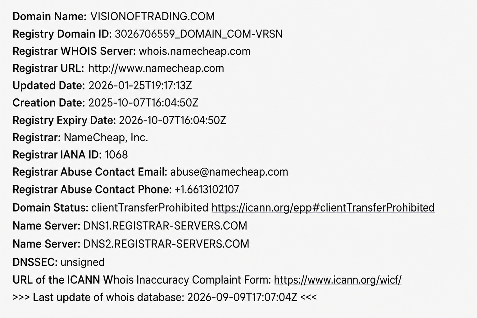 Vision of Trading Vision of Trading