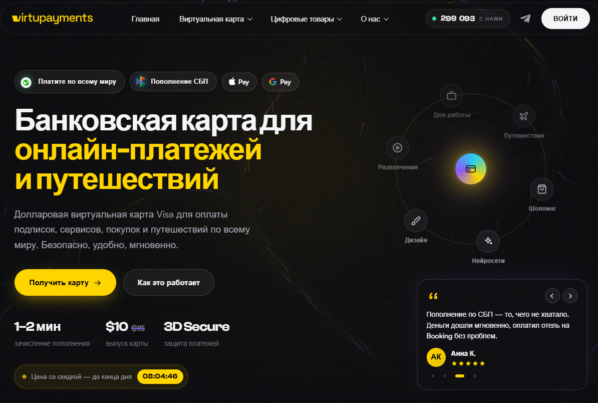 vsc виртуальная карта vsc виртуальная карта
