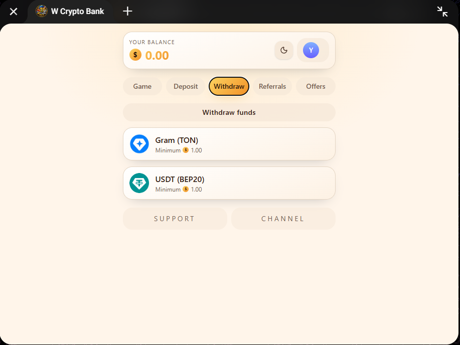 W Crypto Bank W Crypto Bank