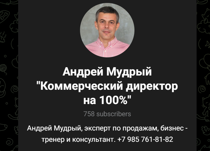 андрей мудрый коммерческий директор на 100 андрей мудрый коммерческий директор на 100