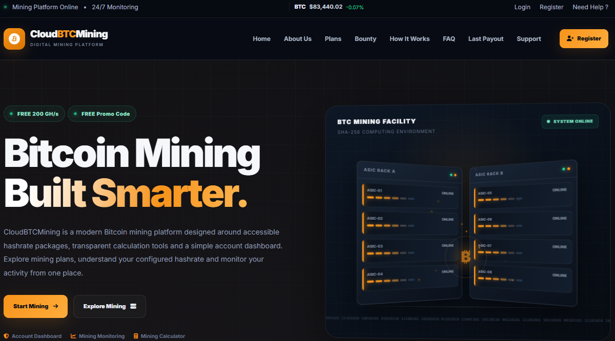 CloudBTCMining CloudBTCMining