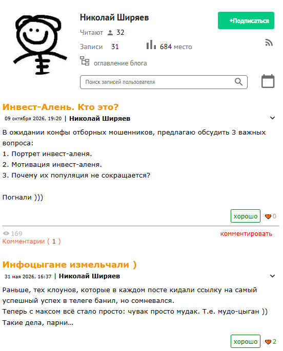 инвестор ширяев николай отзывы инвестор ширяев николай отзывы