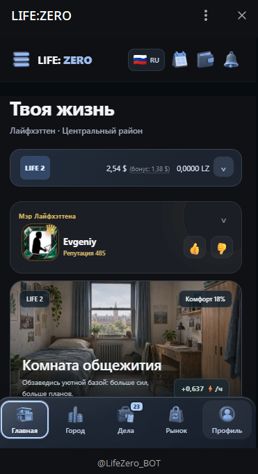 life zero тг life zero тг