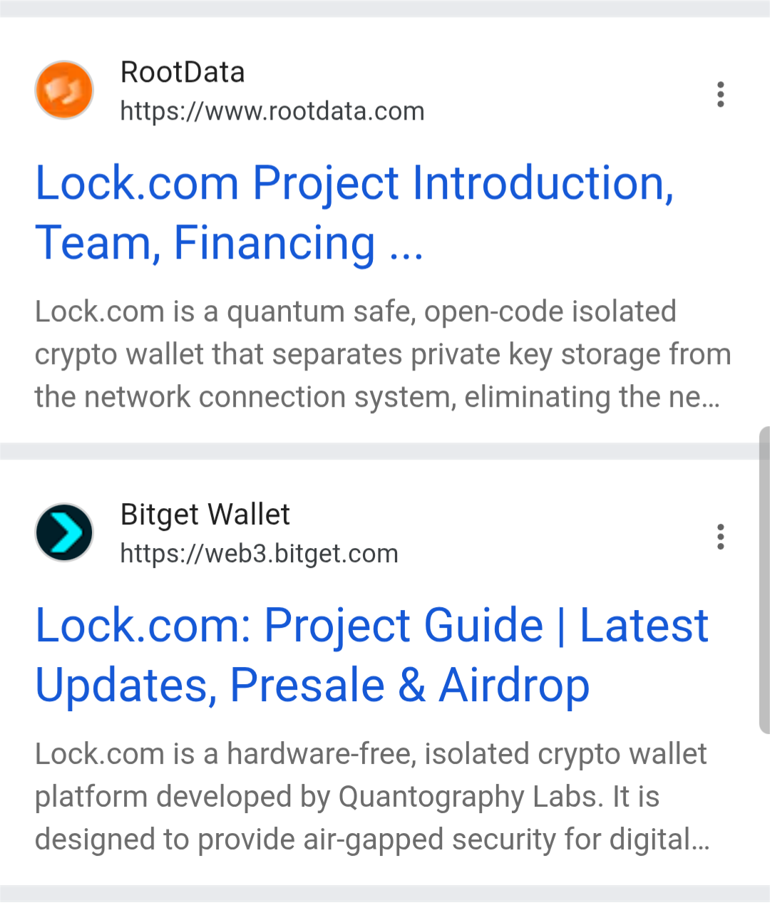 Lock com Lock com