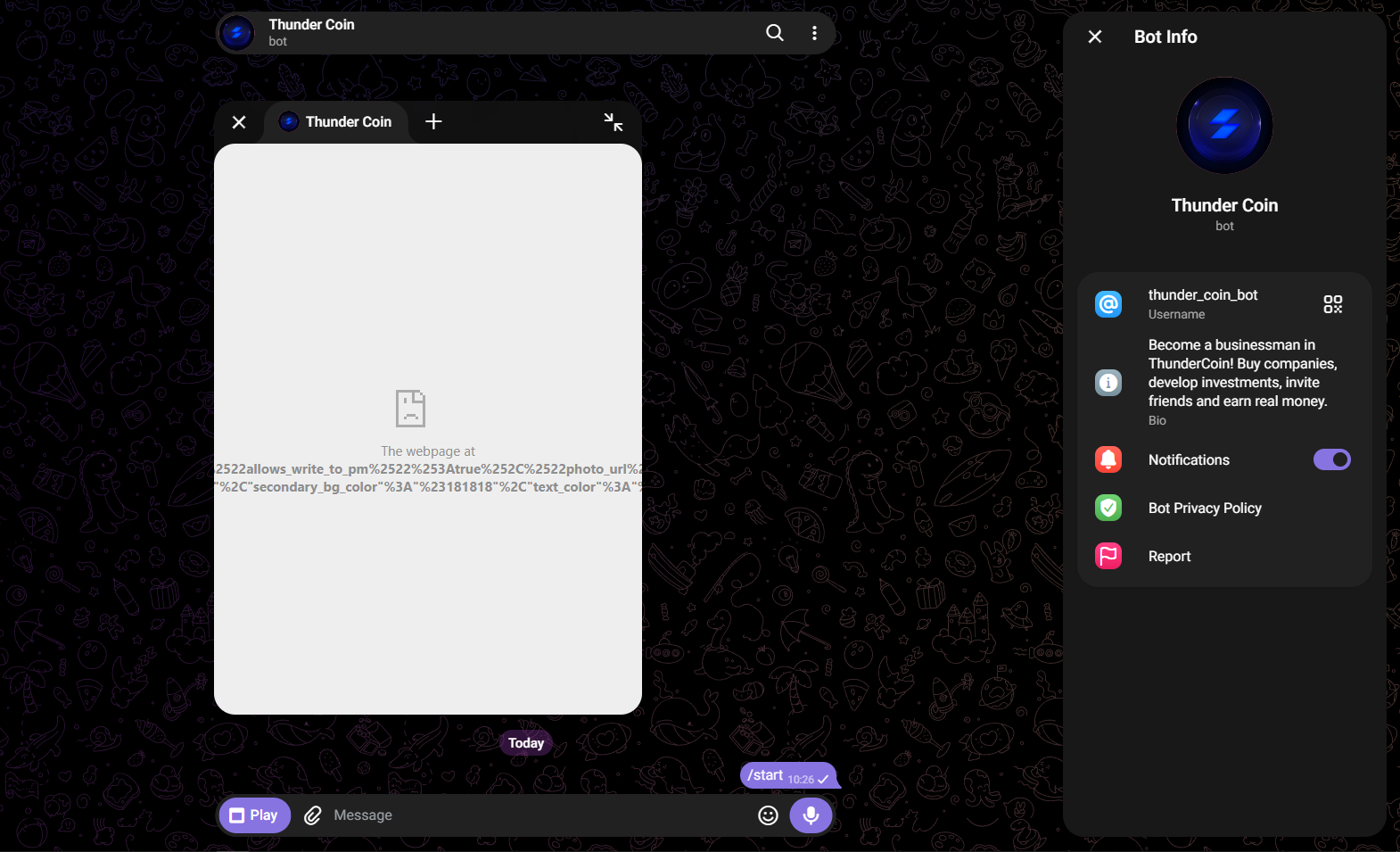 Thunder Coin bot Thunder Coin bot
