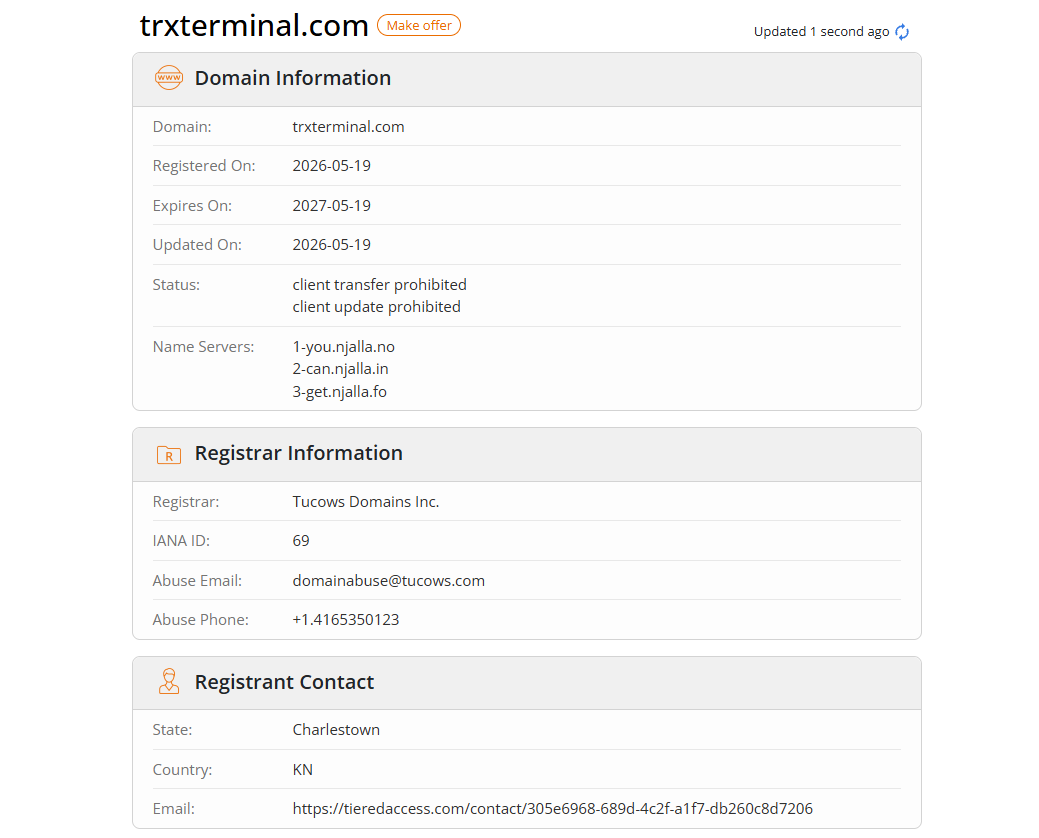 web trxterminal web trxterminal